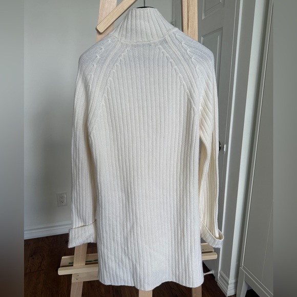 Wool mock neck sweater tunic dress - Picture 2 of 9